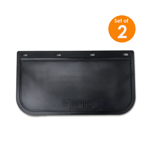 D-Flector heavy-duty rubber mudflap pair MFP010