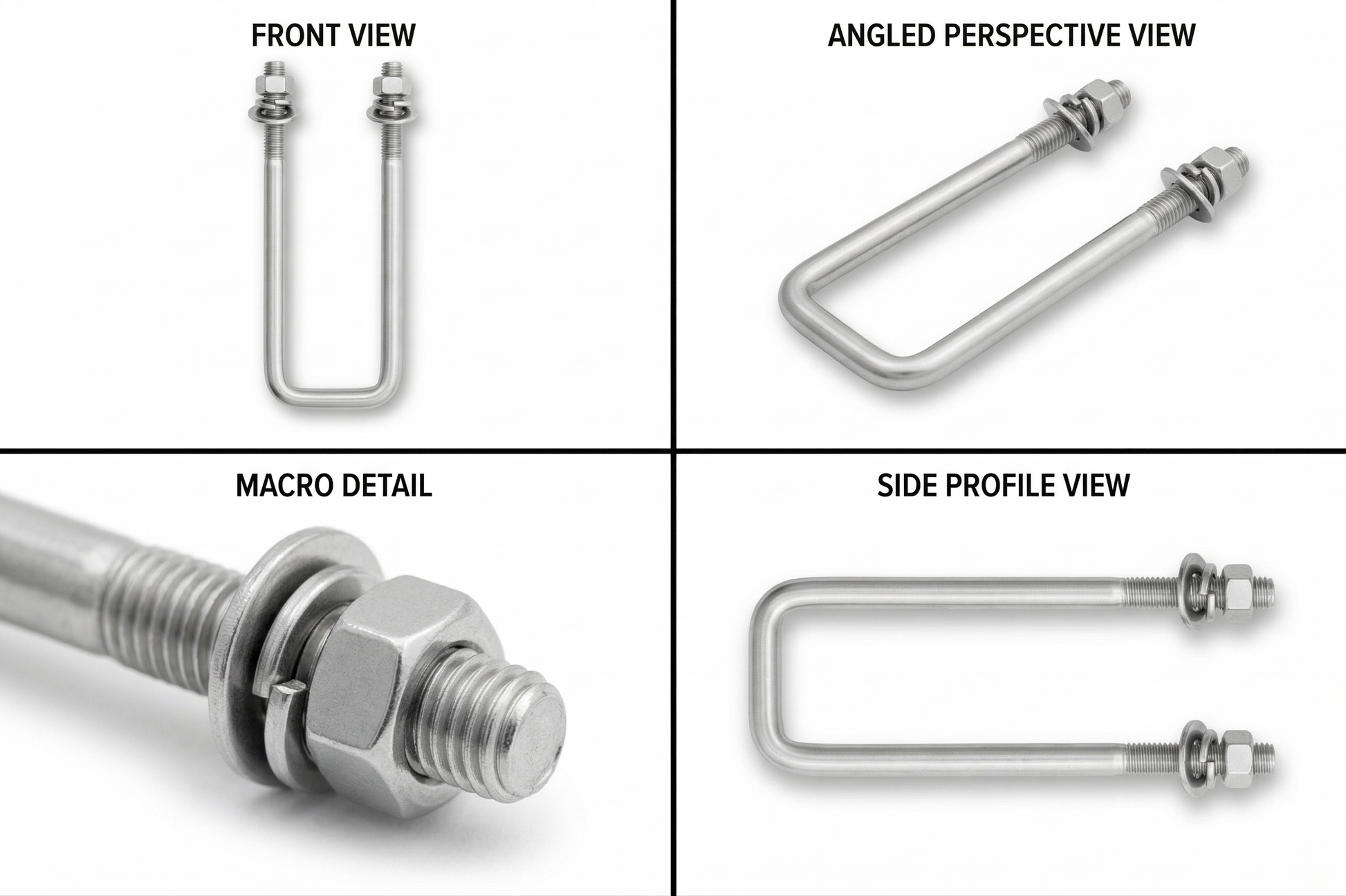 Rear U-BOLT | Stainless Steel - UBT016-C