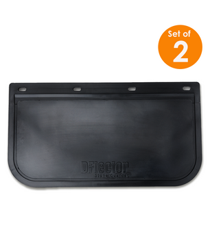D-Flector heavy-duty rubber mudflap pair MFP010