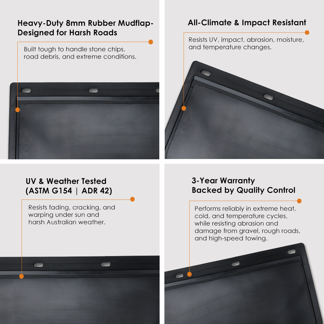 Heavy Duty Mudflap | Set of 2 | MFP010